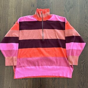 Free People coastal stripe pullover